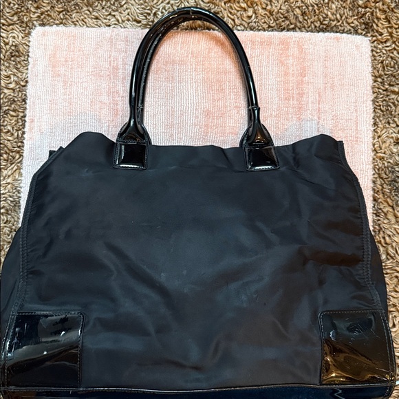 Tory Burch Black Nylon Tote - Picture 4 of 11